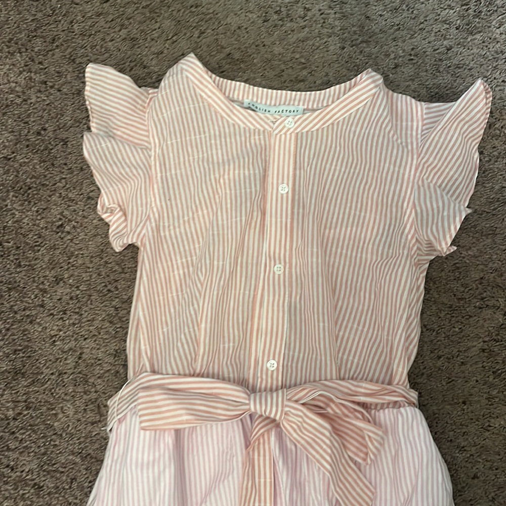 NWT English Factory Seersucker Maxi Dress, Size S